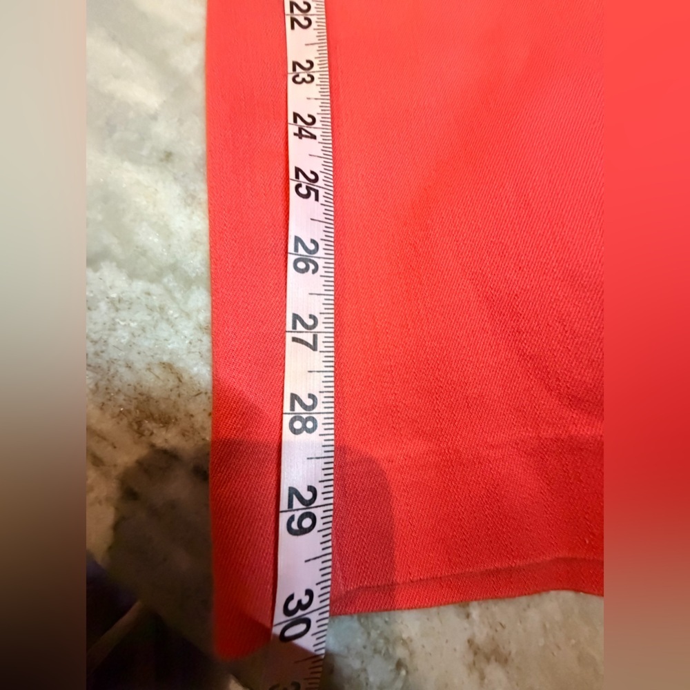 Alfred Dunner Red Pull On Pants Size 18 Elastic Waist Straight Leg Stretch - Picture 8 of 9